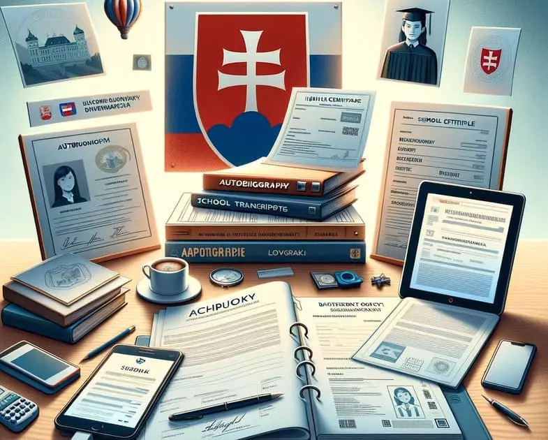 Які документи потрібні для вступу до Словаччини